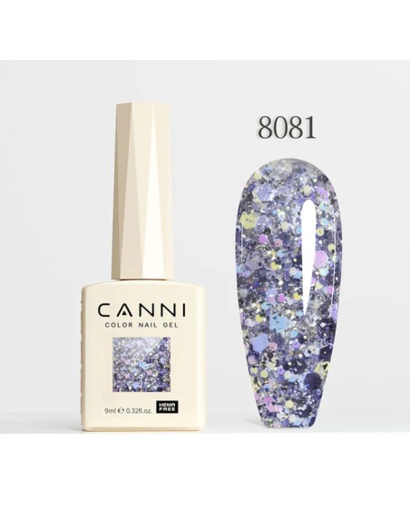 Esmalte Permanente Glitz Flash Hema Tpo Free Series 9ml Canni