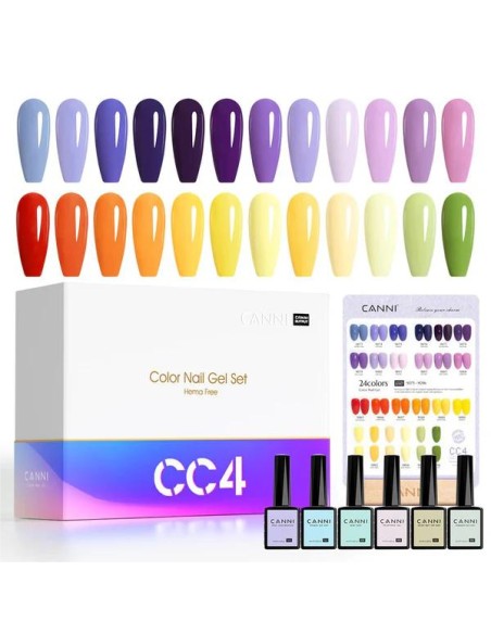 Kit 30 Esmaltes CC4 Hema Tpo Free Canni