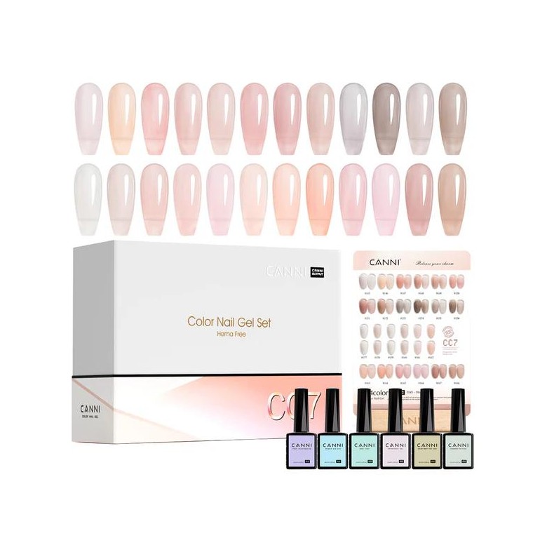 Kit 30 Esmaltes CC7 Hema Tpo Free Canni