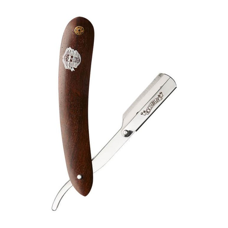 Navaja de Afeitado Mango Madera Captain Cook EurostilCuchillas - Navajas - TijerasTodoBelleza.pro