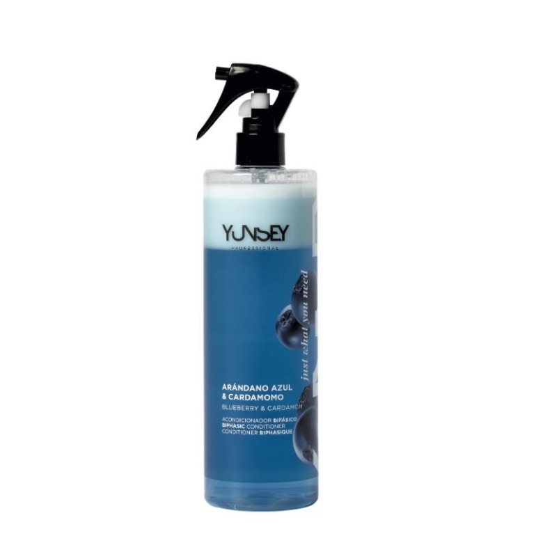 Acondicionador Bifasico Arandano Azul y Cardamomo 500 ml YunseyChampús y acondicionadorTodoBelleza.pro