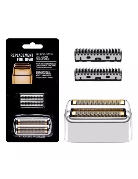 Recambio Cabezal Plateado + Cuchillas Compatible Babyliss FXFS2Accesorios y Repuestos maquinasTodoBelleza.pro