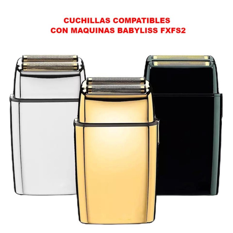 Recambio Cabezal Dorado + Cuchillas Compatible Babyliss FXFS2Accesorios y Repuestos maquinasTodoBelleza.pro