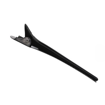 Pinza Metalica Negra Peluqueria 12 unidades