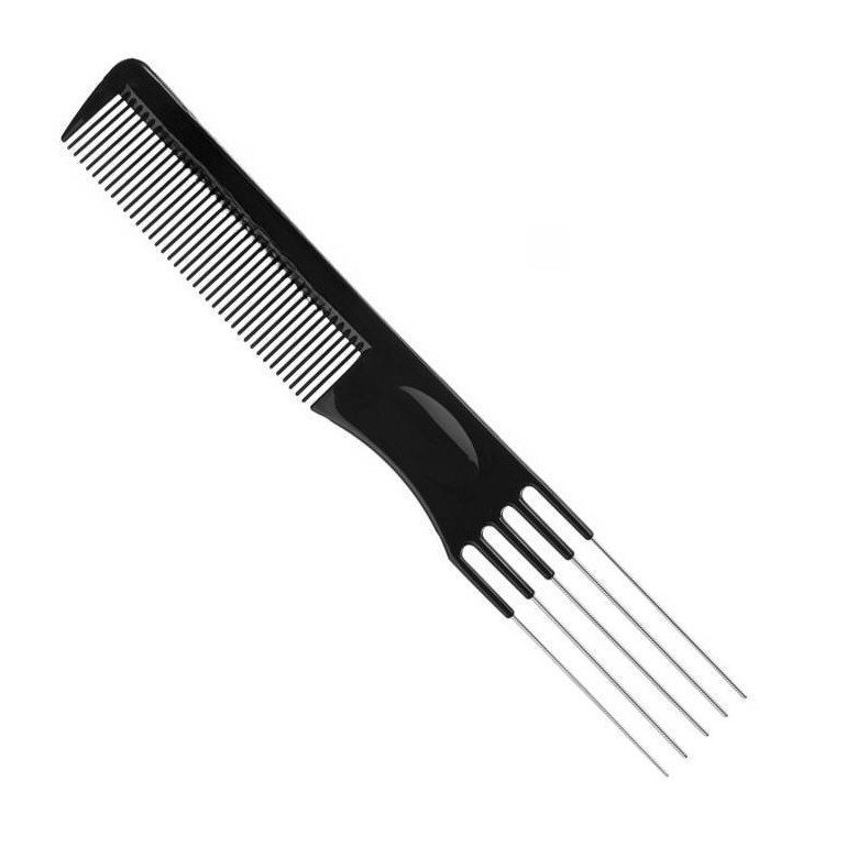 Peine Carbono Antiestatico Pua Tenedor Metal NegroPeines - Cepillos de PeluqueríaTodoBelleza.pro