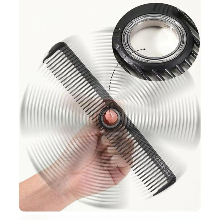 Peine Giratorio Color Negro 22 cmPeines - Cepillos de PeluqueríaTodoBelleza.pro