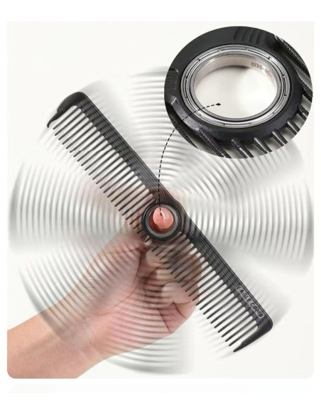 Peine Giratorio Color Negro 22 cmPeines - Cepillos de PeluqueríaTodoBelleza.pro