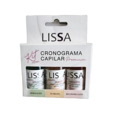 Kit 3 Ampollas Cronograma Capilar Lissa