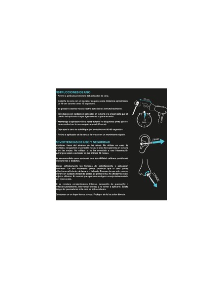 Stick Depilación Cera Nariz Orejas  60 und SmartwaxAfeitadoTodoBelleza.pro