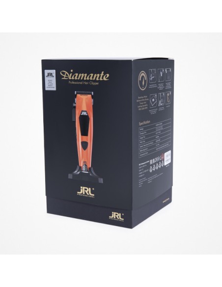 Maquina Corte Clipper Diamante Naranja JRLMáquinas Corte ClippersTodoBelleza.pro