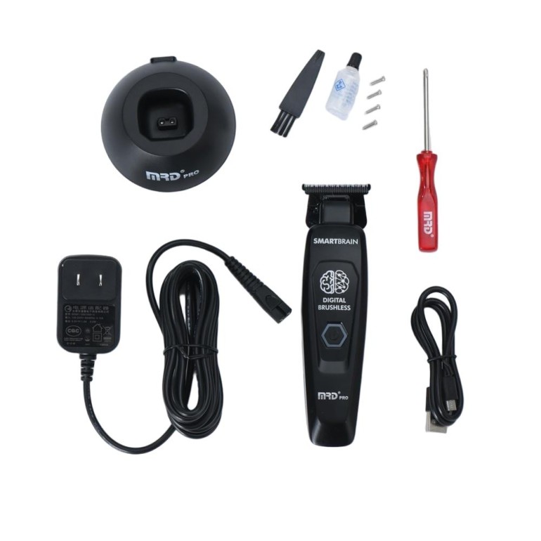 Maquina Retoque Trimmer Smart Brain Lite Negra MRDMaquinas Retoque TrimmersTodoBelleza.pro