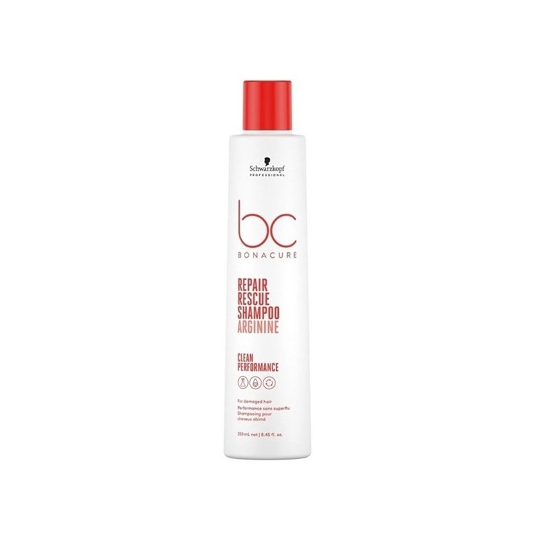 Envase de Champú Repair Rescue Bonacure Schwarzkopf de 250 ml
