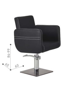 SILLÓN TOCADOR HERMO PIE CUADRADO