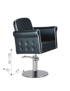 SILLÓN TOCADOR CASEY PIE REDONDO