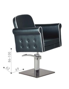 SILLÓN TOCADOR CASEY PIE CUADRADO