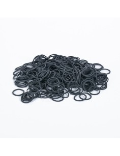Gomas Elásticas Negras 15mm 300 unds Perfect Beauty