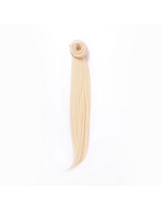 Coleta lisa sintético Nº613 rubio platino natural 50 cm...
