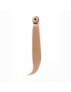 Coleta lisa sintético Nº24B rubio clarisimo ceniza 50 cm...