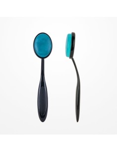 BROCHA MÁQUILLAJE SILICONA OVALADA AQUAMARINE