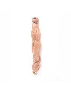 Coleta rizada sintético Nº27-613 rubio claro natural 50...