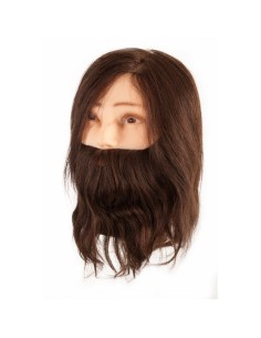 Cabeza de Maniqui Hombre con Barba Pelo Natural Eurostil