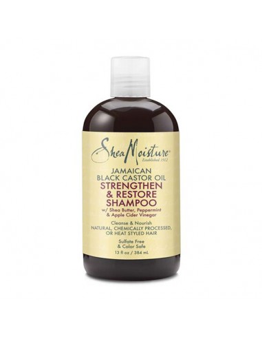 CHAMPÚ Jamaican black & castor oil 384 ml SHEA MOISTURE