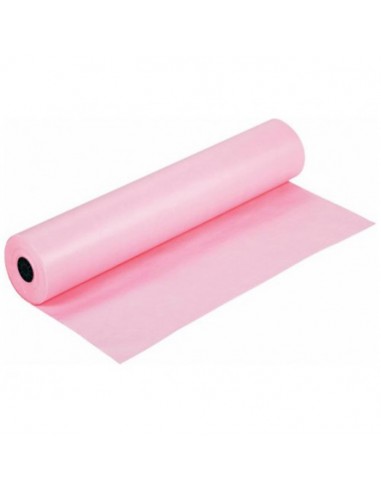 Rollo de Camilla Papel Crepado Rosa 60 Metros Ladycel