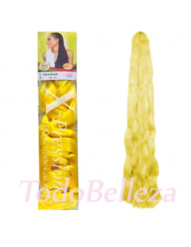 Extensiones de Fibra Kanekalon Yellow X-Pression