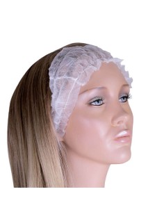 Diademas Blancas desechables 100 Und. Pollié