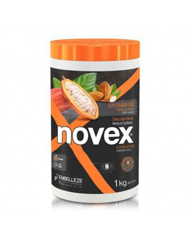 Mascarilla Superhairfood Cacao y Almendras 1000ml Novex