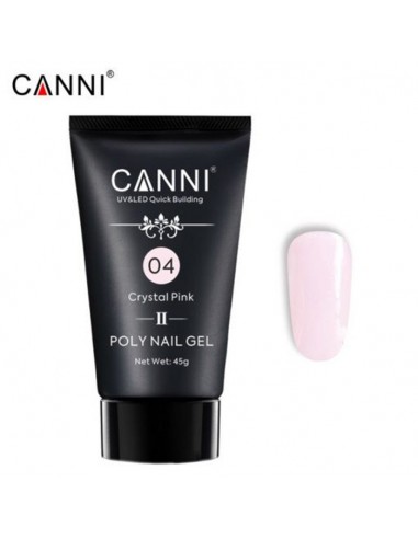 Acrylic Polygel 04 Crystal Pink 45 ml Canni