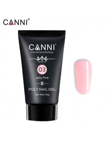 Acrylic Polygel 03 Jelly Pink 45ml Canni