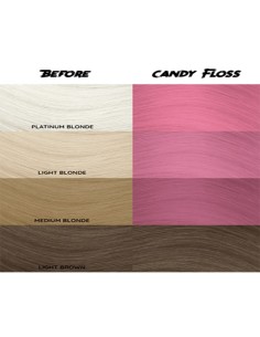 Tinte Semipermanente Rosa Candy Floss Nº 65 100 ml Crazy... 2