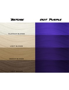Tinte Semipermanente Morado Hot Purple Nº 62 100 ml Crazy... 2