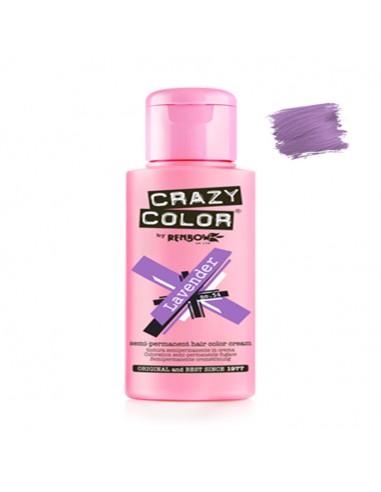 Tinte Semipermanente Violeta Claro Lavender Nº 54 100 ml Crazy Color