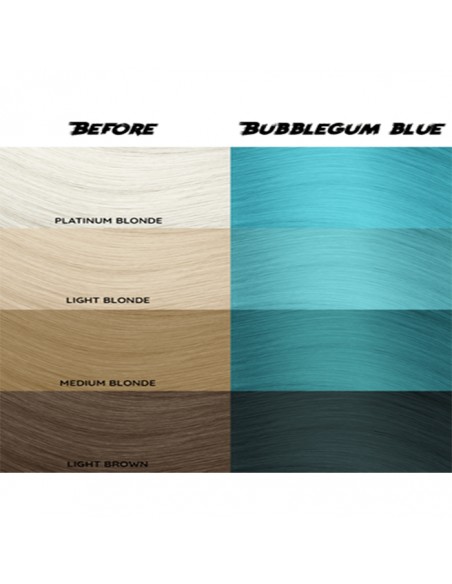 Tinte Semipermanente Azul Bublegum Blue Nº 63 100 ml Crazy Color