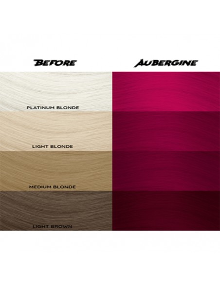 Tinte Semipermanente  Berenjena Aubergine Nº 50 100 ml Crazy Color