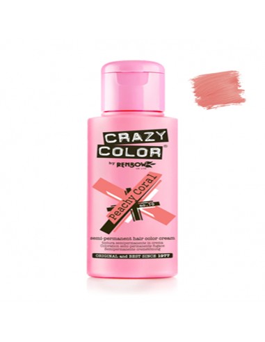 Tinte Semipermanente Melocotón Peachy Coral Nº 70 100 ml Crazy Color