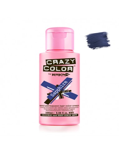 Tinte Semipermanente Zafiro Shapire Nº 72  100 ml Crazy Color