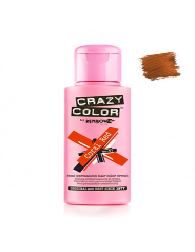 Tinte Semipermanente Rojo Coral Red Nº 57  100 ml Crazy Color