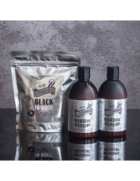 Decoloración Black To White  500 gr Beardburys