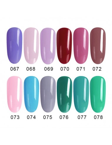 Esmalte Uñas Permanente Canni Números 67 al 78