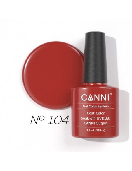 Esmalte Uñas Permanente Canni Números 104 al 115