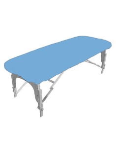 Funda de Camilla Azul Celeste Ajustable Paquete 5...