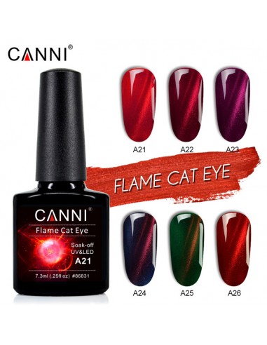 Esmalte de Uñas Flame Cat Efecto Camaleón 7.3 ml Canni