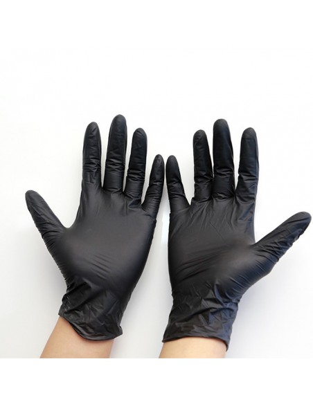 Guantes Nitrilo Negro 100 und.