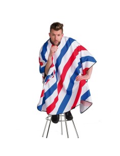 Capa de Corte Polo Barbero Cierre Corchetes Eurostil