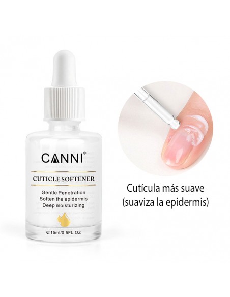 Ablandador de Cutícula 15 ml CanniTratamientos uñas y Aceites Cuticulas