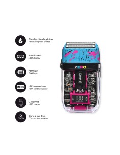 Maquina Afeitadora Zero Shaver B-Way 2