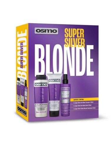 Pack Super Silver Blonde Antiamarillo Cabellos Rubios Osmo